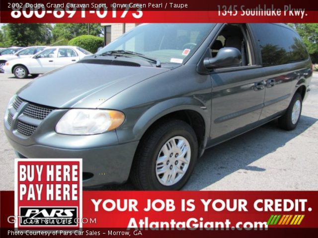 2002 Dodge Grand Caravan Sport in Onyx Green Pearl