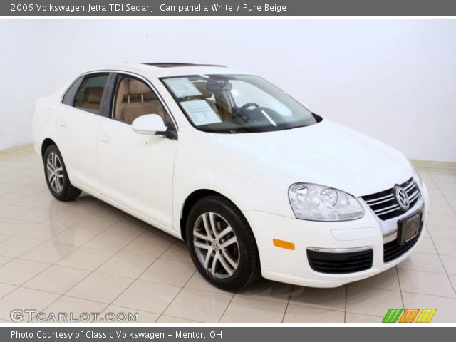 2006 Volkswagen Jetta TDI Sedan in Campanella White