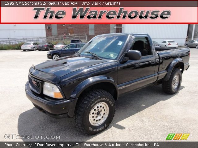 1999 GMC Sonoma SLS Regular Cab 4x4 in Onyx Black