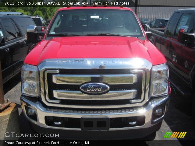 2011 Ford F350 Super Duty XLT SuperCab 4x4 in Vermillion Red