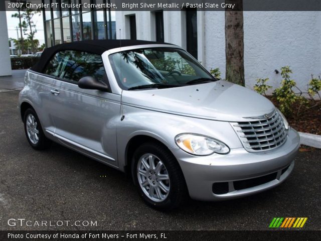 2007 Chrysler PT Cruiser Convertible in Bright Silver Metallic