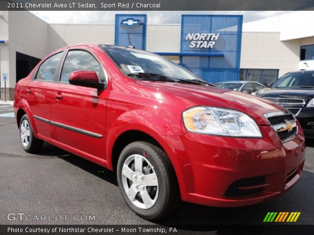 2011 Chevrolet Aveo LT Sedan in Sport Red