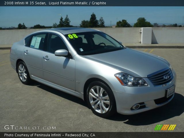 2008 Infiniti M 35 Sedan in Liquid Platinum Metallic
