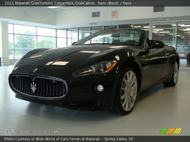 2011 Maserati GranTurismo Convertible GranCabrio in Nero (Black)