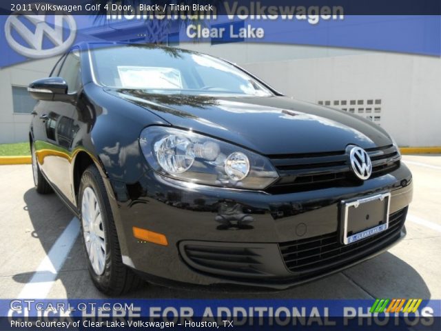 2011 Volkswagen Golf 4 Door in Black