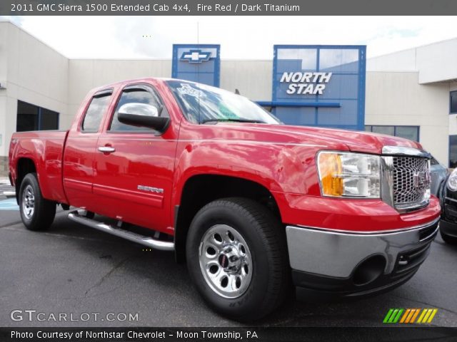 2011 GMC Sierra 1500 Extended Cab 4x4 in Fire Red