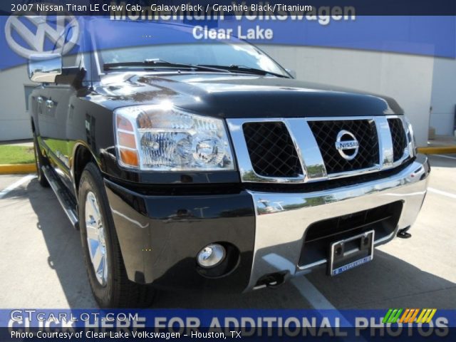 2007 Nissan Titan LE Crew Cab in Galaxy Black