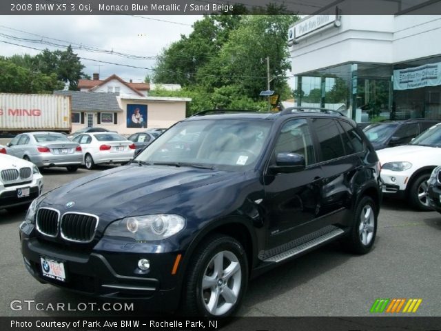2008 BMW X5 3.0si in Monaco Blue Metallic