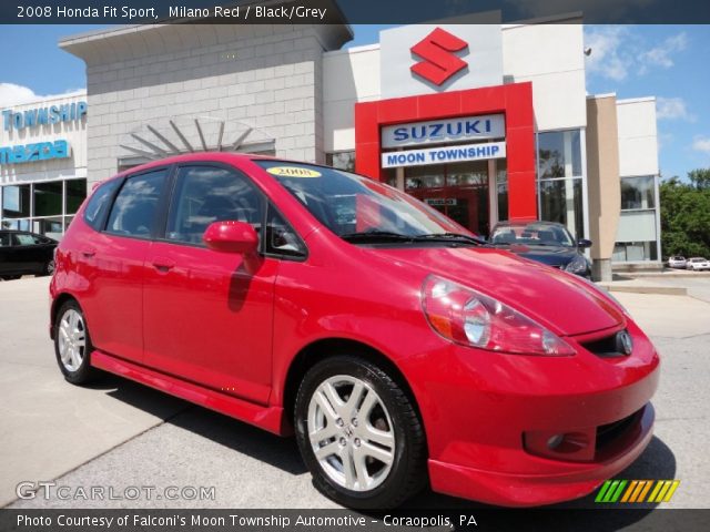 2008 Honda Fit Sport in Milano Red