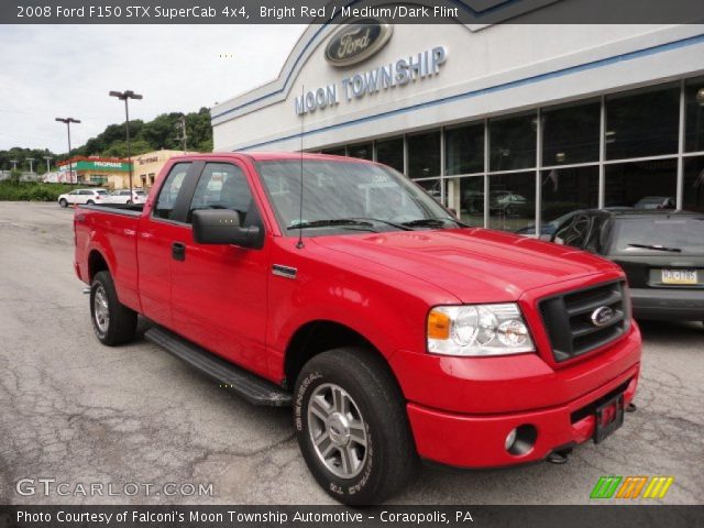 2008 Ford F150 STX SuperCab 4x4 in Bright Red