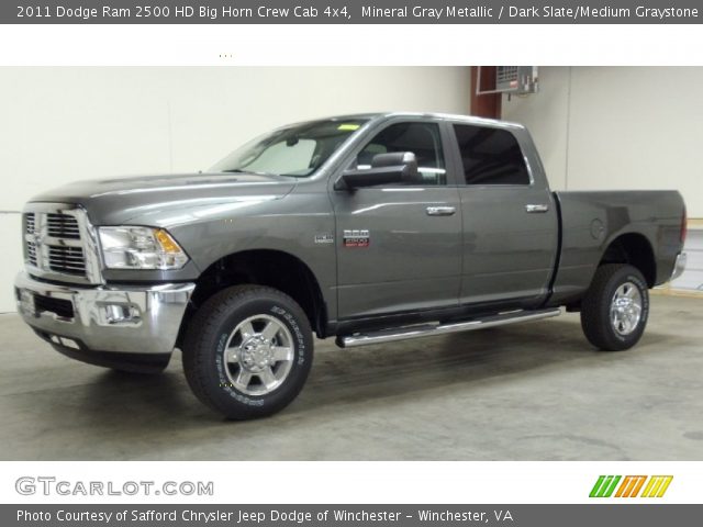 2011 Dodge Ram 2500 HD Big Horn Crew Cab 4x4 in Mineral Gray Metallic