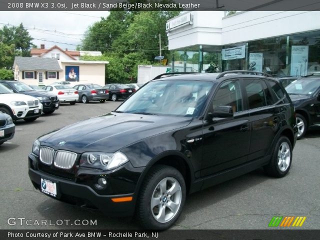 2008 BMW X3 3.0si in Jet Black