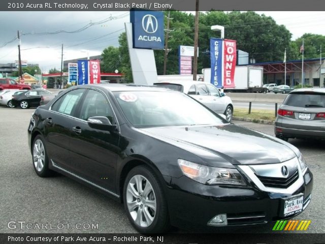 2010 Acura RL Technology in Crystal Black Pearl
