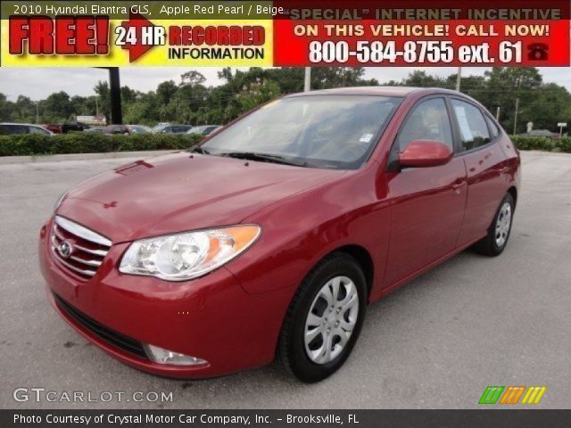 2010 Hyundai Elantra GLS in Apple Red Pearl