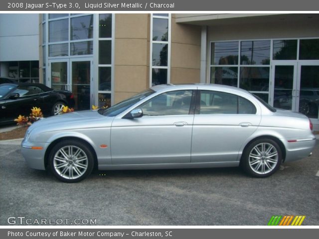 2008 Jaguar S-Type 3.0 in Liquid Silver Metallic