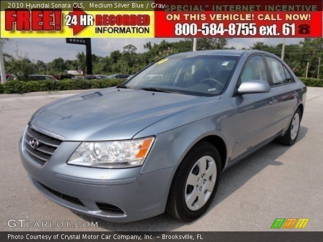 2010 Hyundai Sonata GLS in Medium Silver Blue