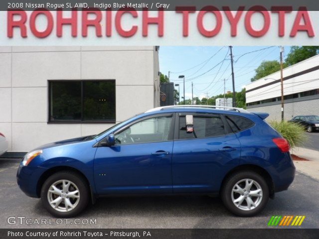 2008 Nissan Rogue SL AWD in Indigo Blue Metallic