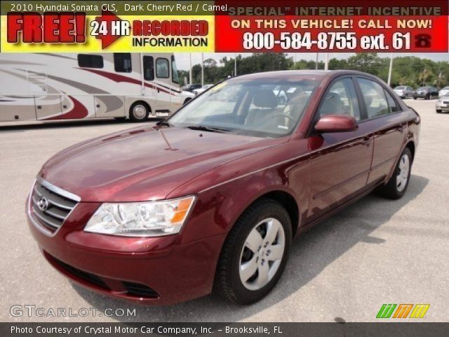 2010 Hyundai Sonata GLS in Dark Cherry Red