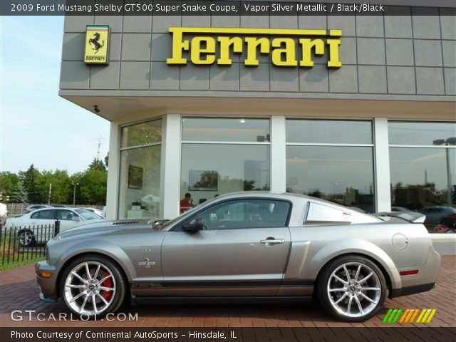 2009 Ford Mustang Shelby GT500 Super Snake Coupe in Vapor Silver Metallic
