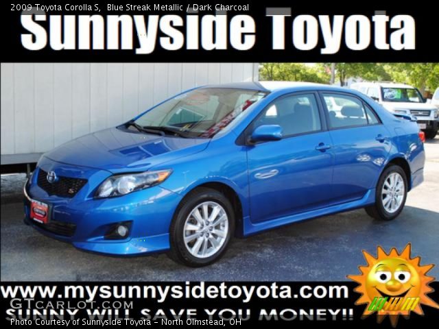 2009 Toyota Corolla S in Blue Streak Metallic