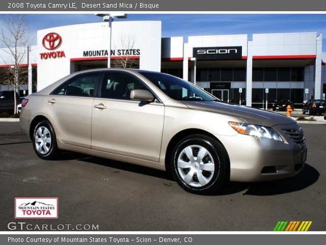 2008 Toyota Camry LE in Desert Sand Mica