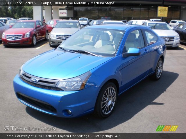 2010 Ford Focus SES Coupe in Blue Flame Metallic