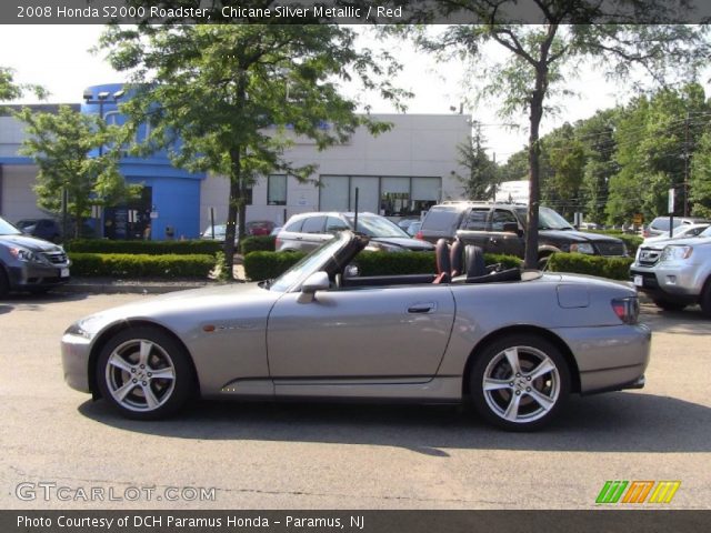 Chicane Silver Metallic 2008 Honda S2000 Roadster Red