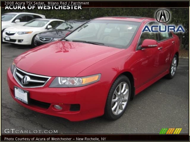 2008 Acura TSX Sedan in Milano Red