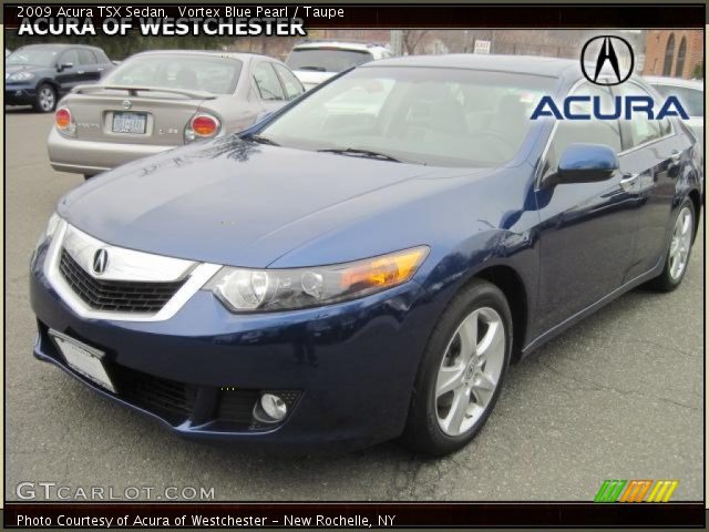 2009 Acura TSX Sedan in Vortex Blue Pearl