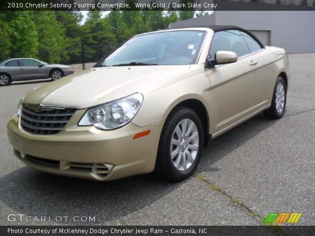 2010 Chrysler Sebring Touring Convertible in White Gold