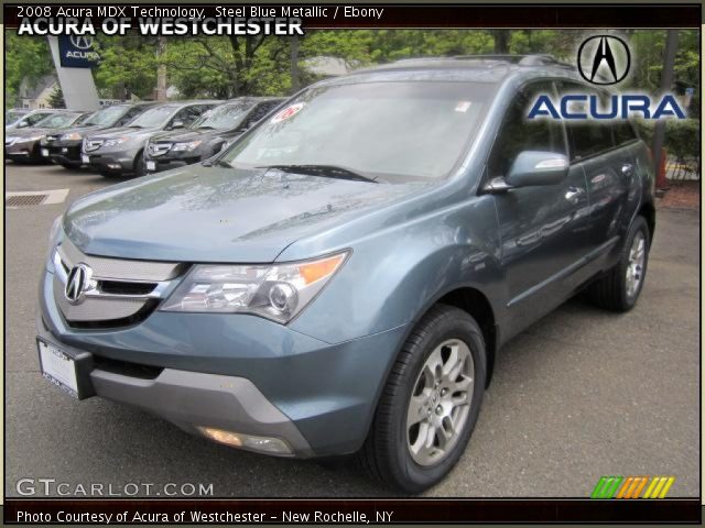 2008 Acura MDX Technology in Steel Blue Metallic
