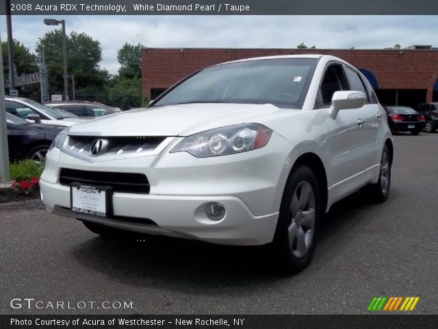 2008 Acura RDX Technology in White Diamond Pearl