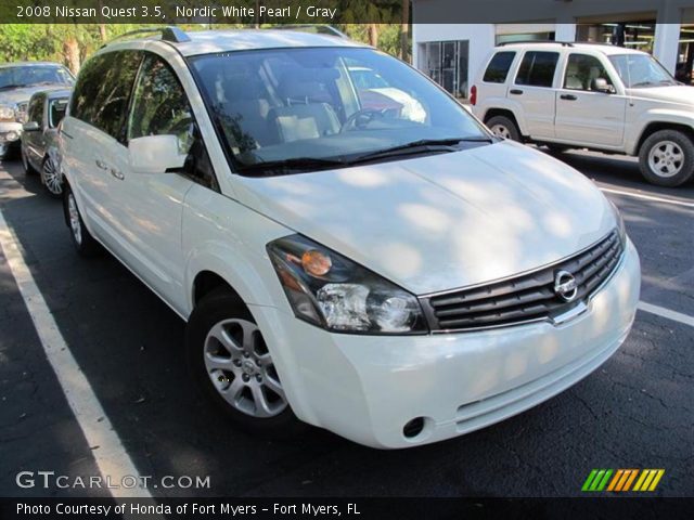 2008 Nissan Quest 3.5 in Nordic White Pearl