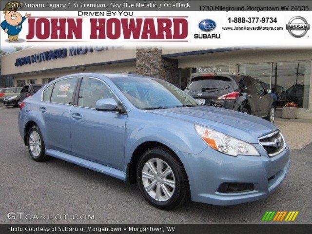 2011 Subaru Legacy 2.5i Premium in Sky Blue Metallic