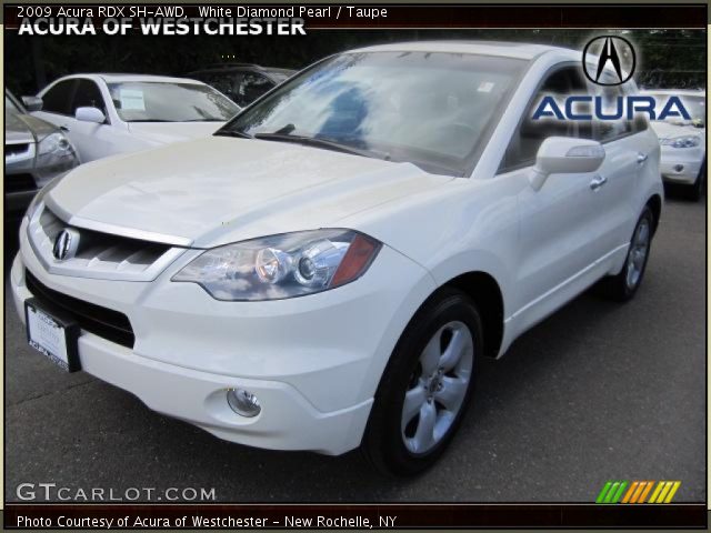 2009 Acura RDX SH-AWD in White Diamond Pearl