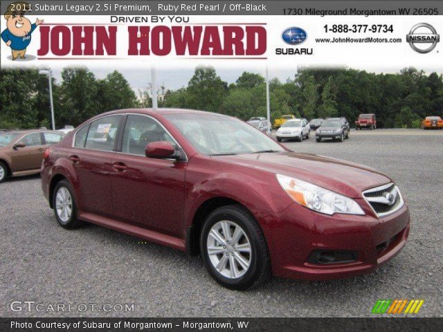 2011 Subaru Legacy 2.5i Premium in Ruby Red Pearl