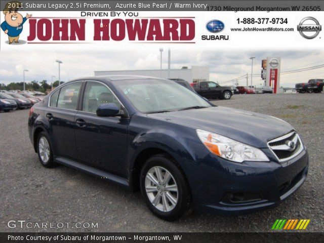 2011 Subaru Legacy 2.5i Premium in Azurite Blue Pearl