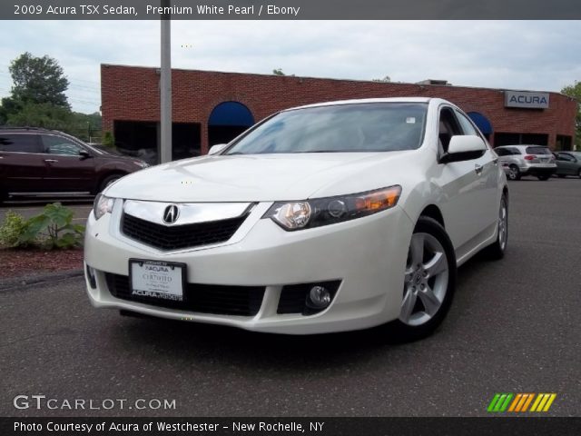 2009 Acura TSX Sedan in Premium White Pearl