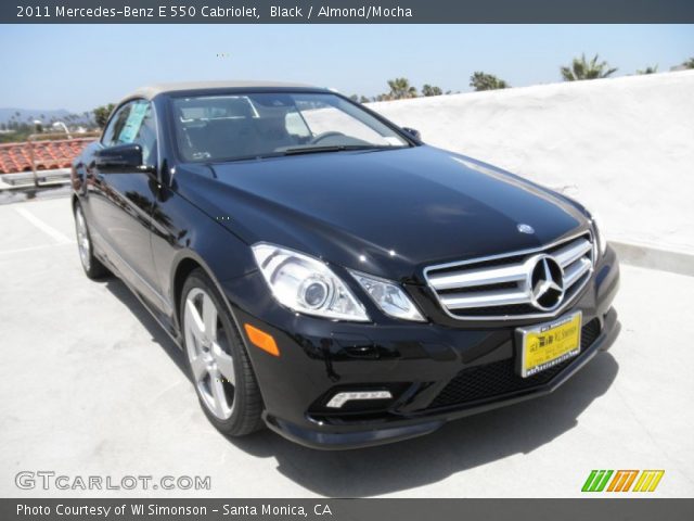 2011 Mercedes-Benz E 550 Cabriolet in Black