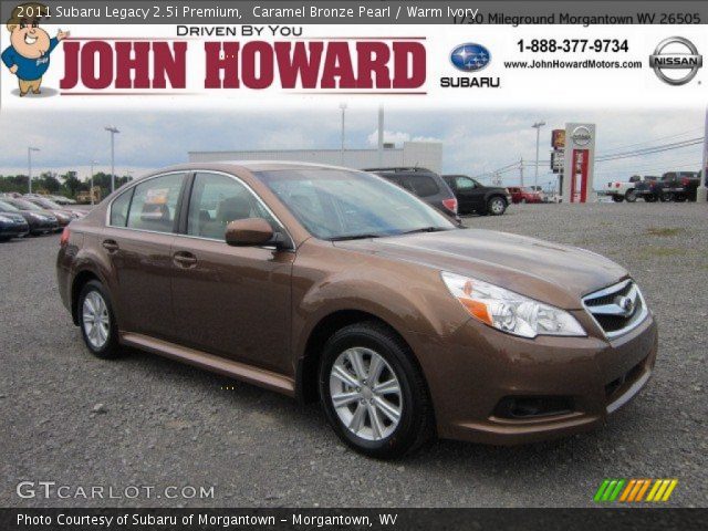 2011 Subaru Legacy 2.5i Premium in Caramel Bronze Pearl