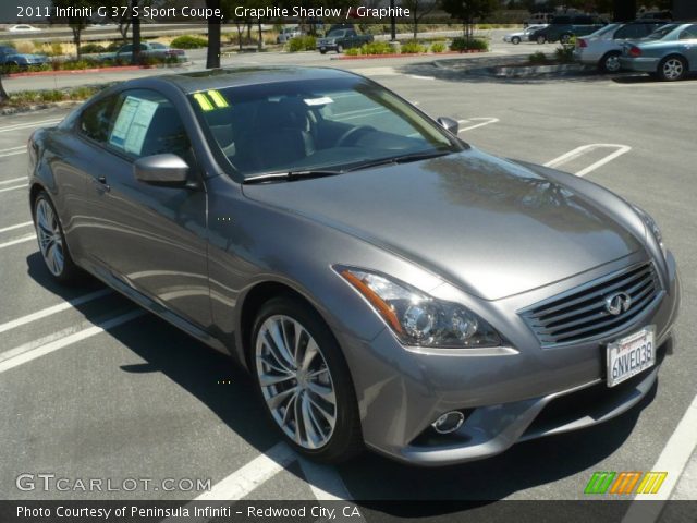 2011 Infiniti G 37 S Sport Coupe in Graphite Shadow