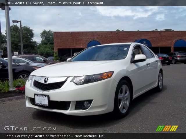 2009 Acura TSX Sedan in Premium White Pearl