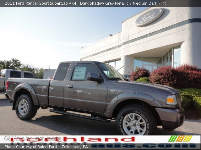 2011 Ford Ranger Sport SuperCab 4x4 in Dark Shadow Grey Metallic