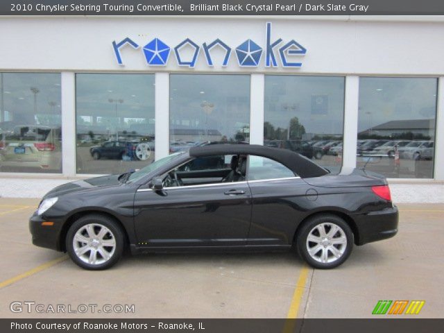 2010 Chrysler Sebring Touring Convertible in Brilliant Black Crystal Pearl