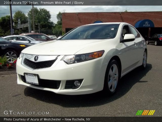 2009 Acura TSX Sedan in Premium White Pearl