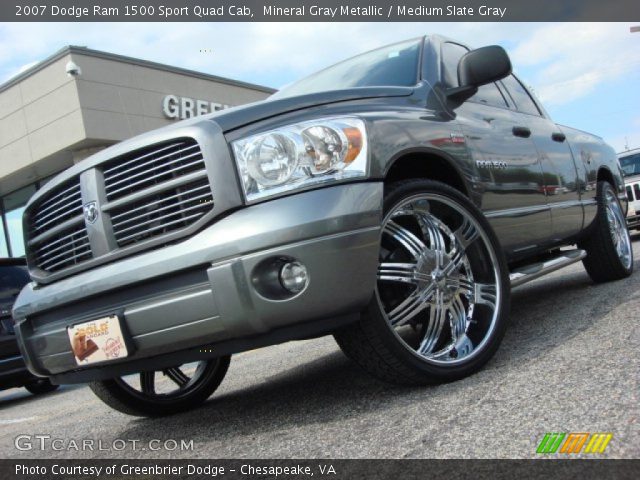 2007 Dodge Ram 1500 Sport Quad Cab in Mineral Gray Metallic