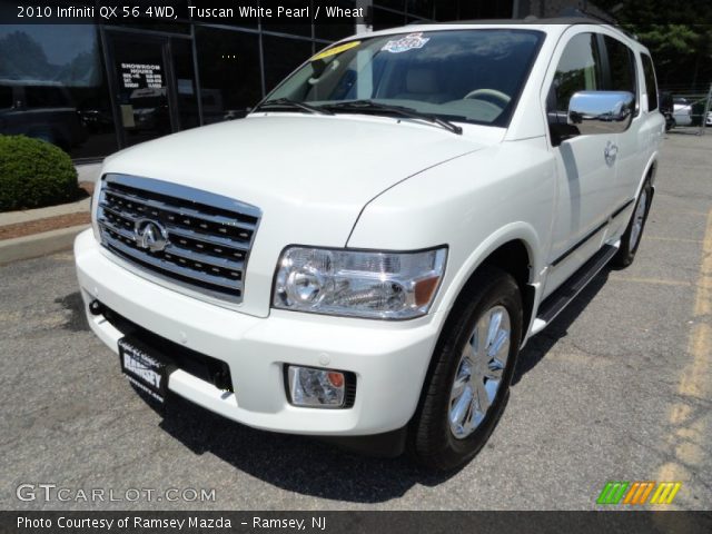 2010 Infiniti QX 56 4WD in Tuscan White Pearl
