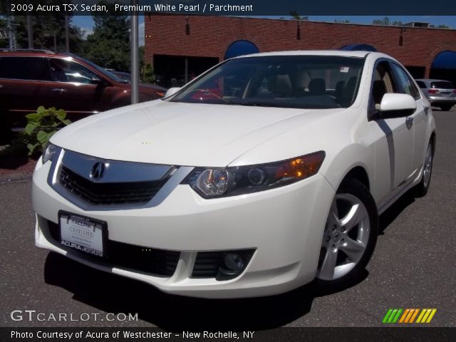 2009 Acura TSX Sedan in Premium White Pearl