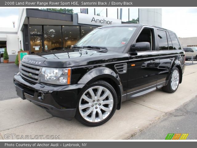 2008 Land Rover Range Rover Sport HSE in Santorini Black