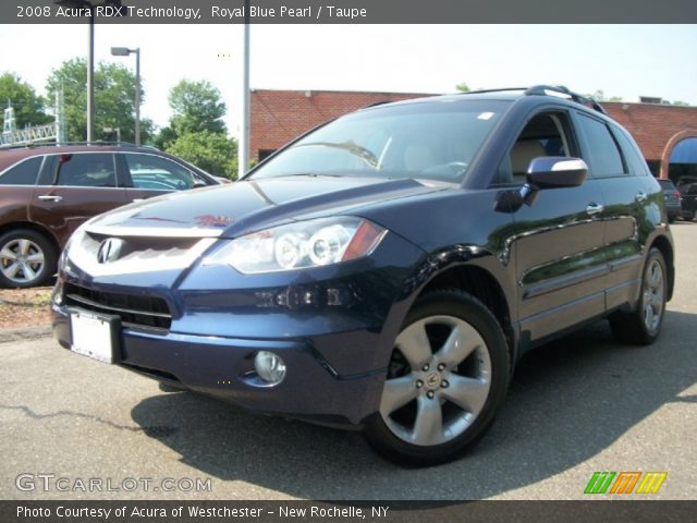 2008 Acura RDX Technology in Royal Blue Pearl